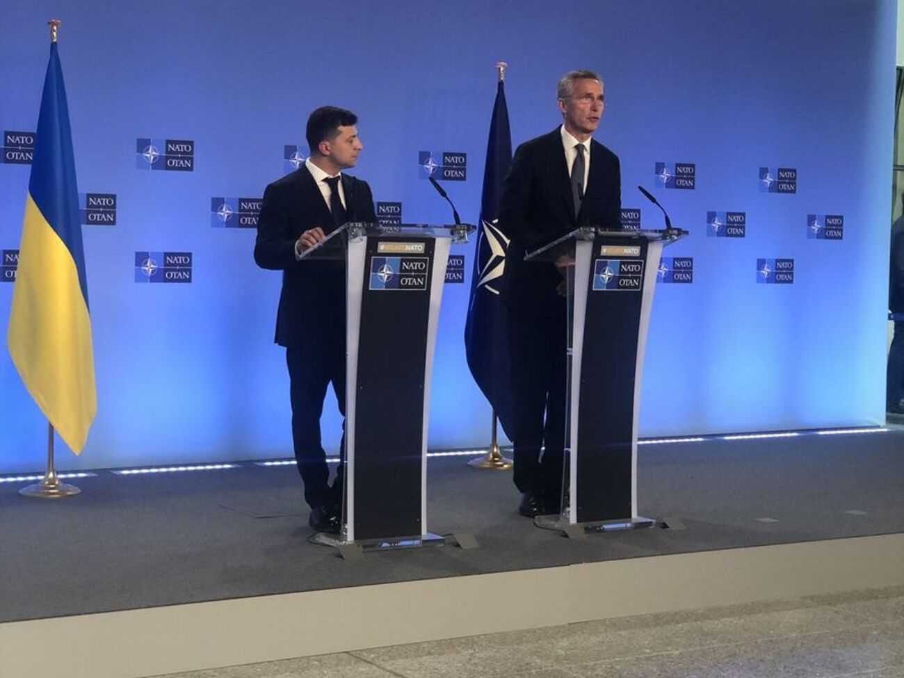 Зеленский и Столтенберг провели пресс-конференцию после переговоров