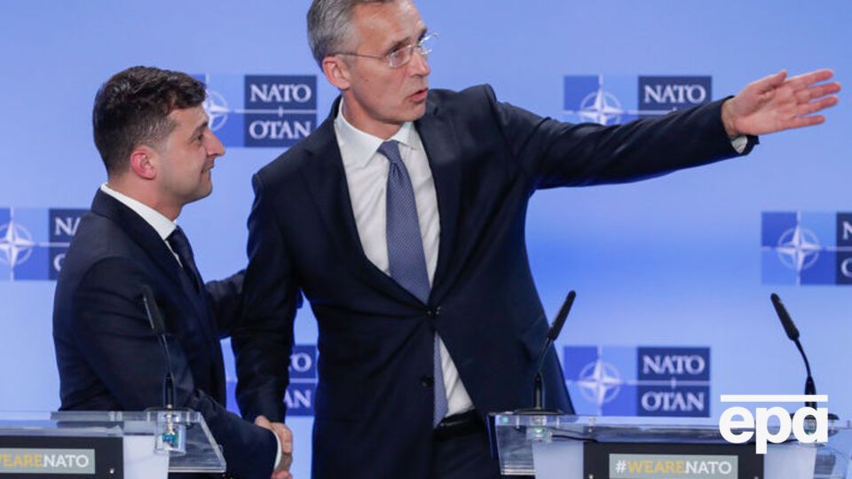 Зеленський зустрівся зі Столтенбергом у штаб-квартирі НАТО