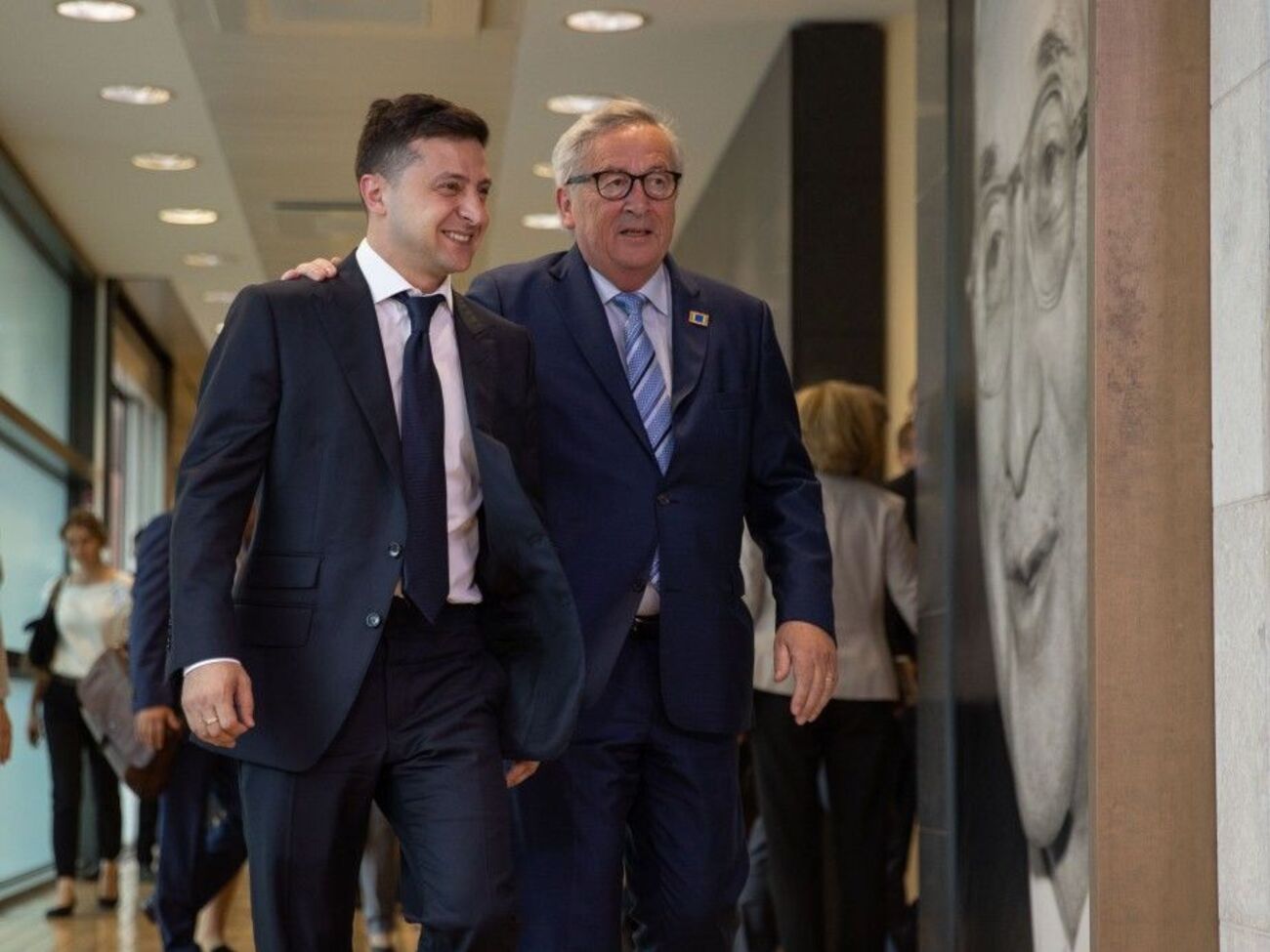 Зеленський і Юнкер провели переговори у Брюсселі