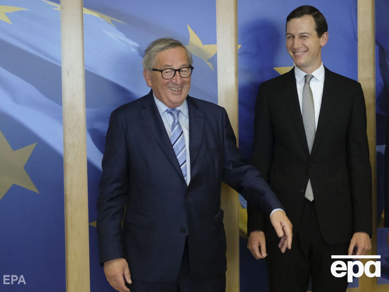 Кушнер (праворуч) 4 червня у Брюсселі