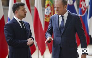 Зеленський у Брюсселі поспілкувався з Туском