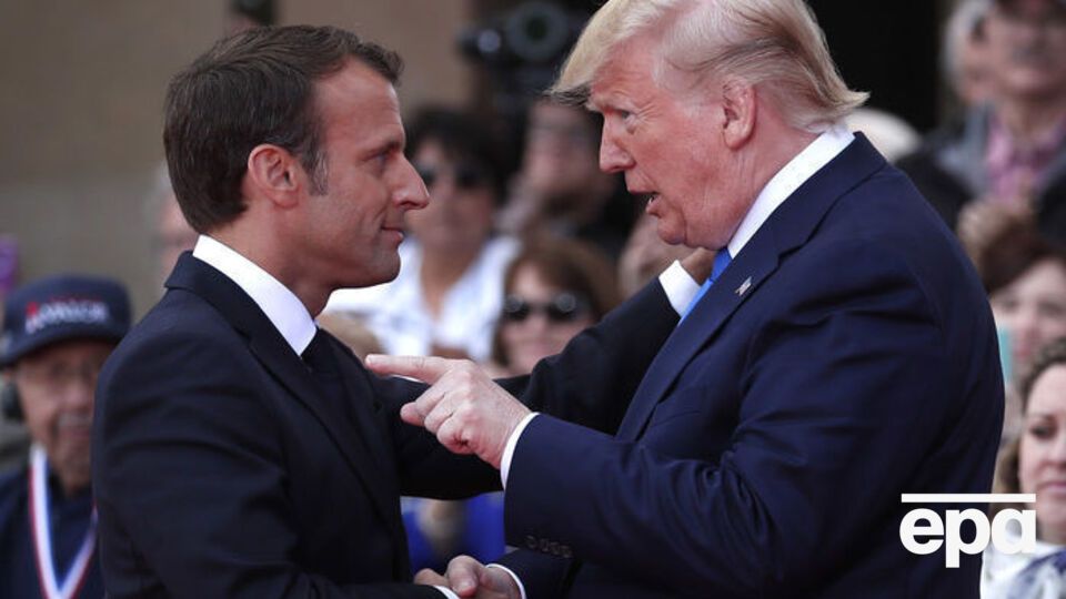 Трамп встретился с Макроном 6 июня