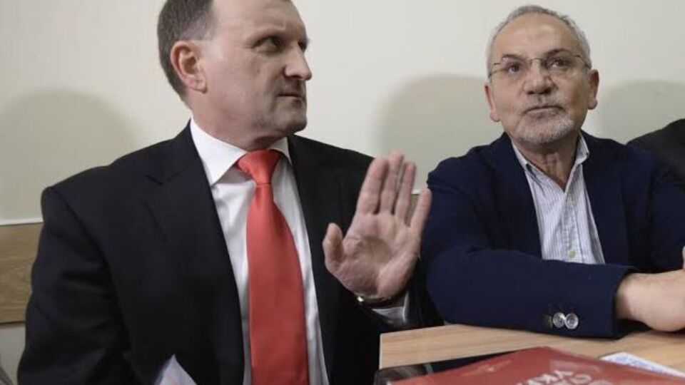 Адвокат Ярослав Романчук і телеведучий Савік Шустер