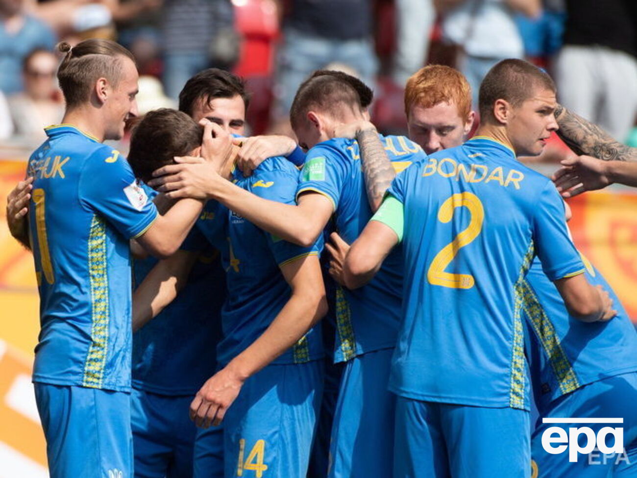 Переможний м'яч українці забили на 11-й хвилині