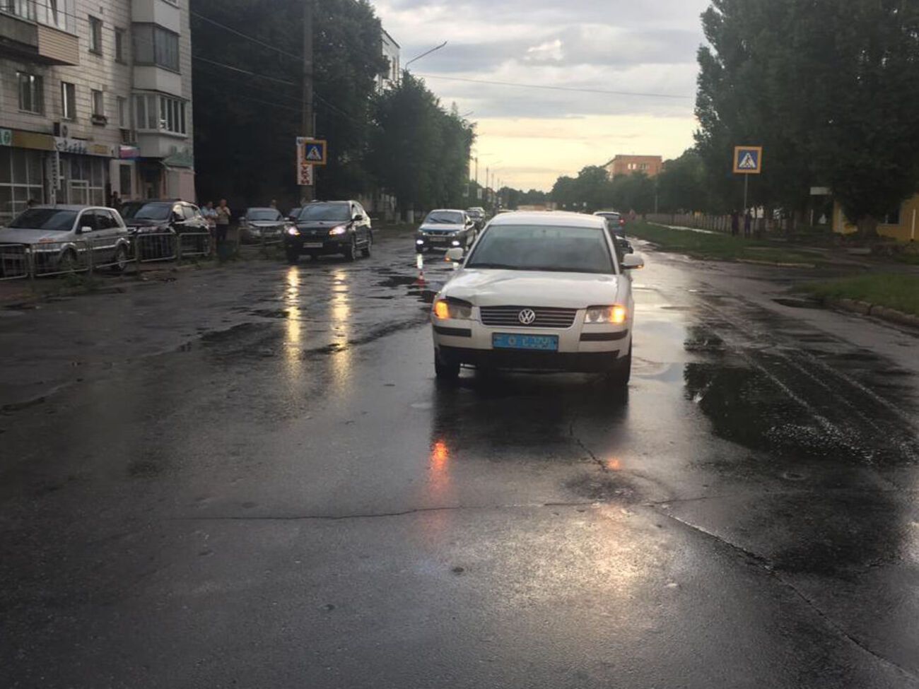 Хлопчика збив поліцейський автомобіль