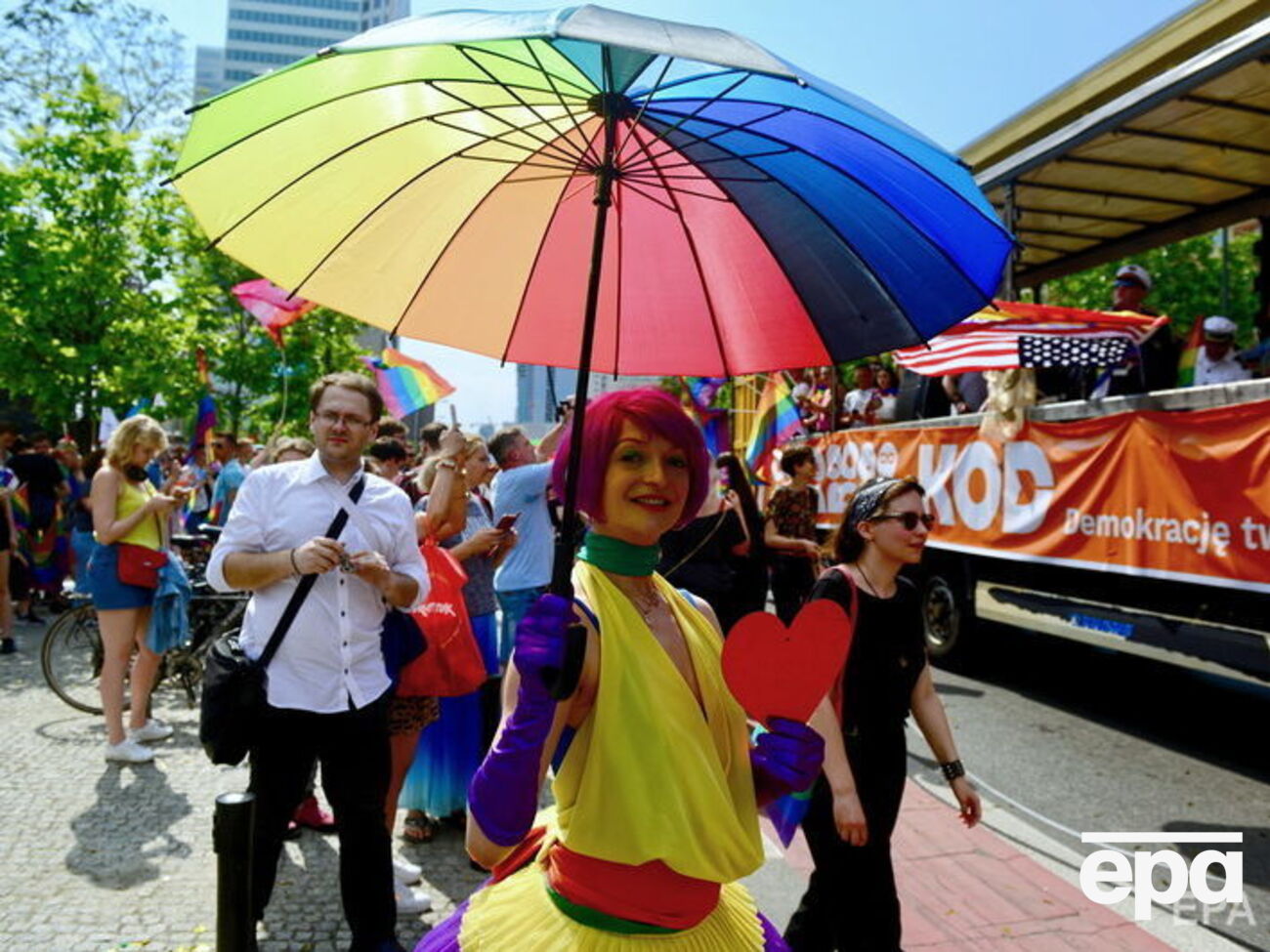 В Варшаве прошел парад равенства. Фоторепортаж