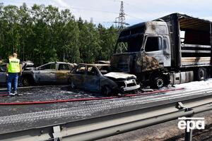 Кілька авто загорілося
