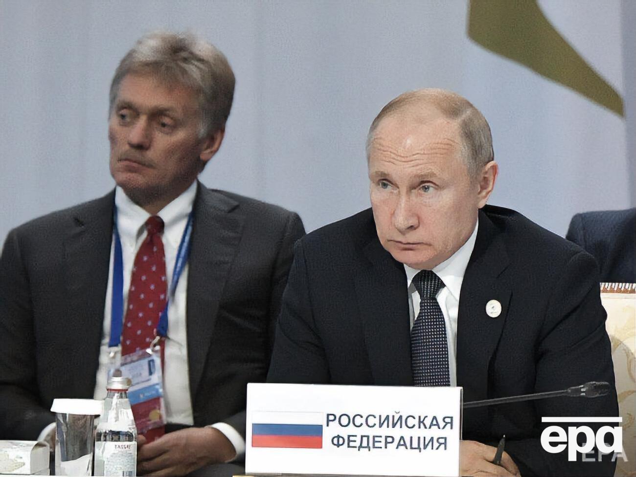 Пєсков каже, що президент Росії не відкидає контактів із Зеленським