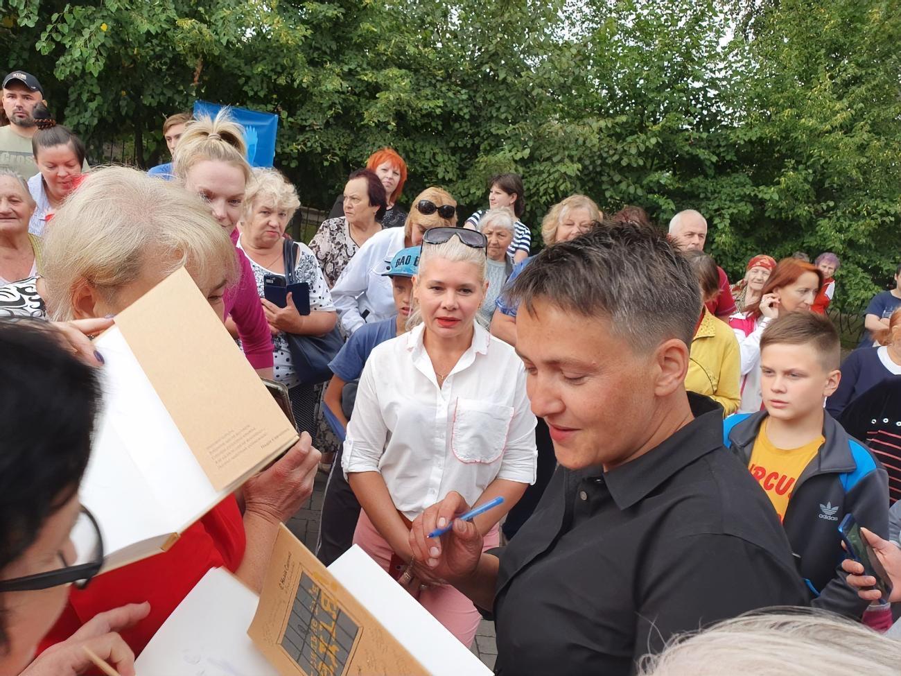 Савченко приехала на Донбасс