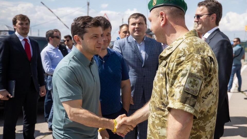 Зеленський відвідав КПВВ "Чонгар"