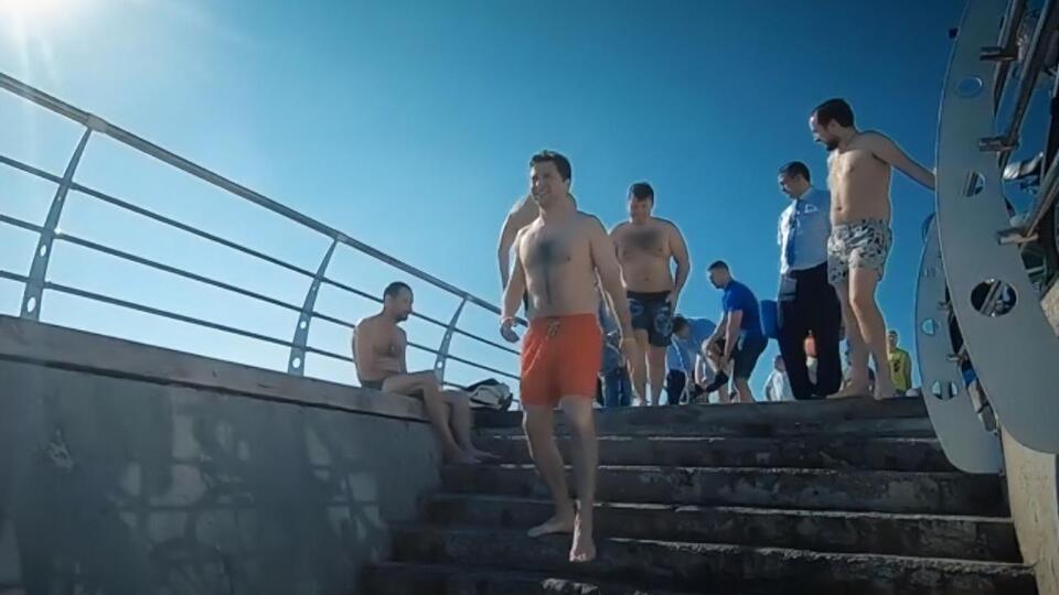 Зеленський прийшов на пляж "Ланжерон" біля дельфінарію в Одесі