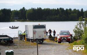 Літак упав у дельті річки Умеельвен