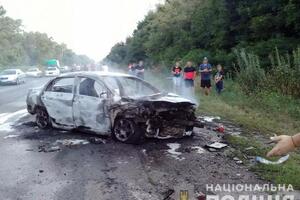 В Полтавской области столкнулись Toyota и ВАЗ