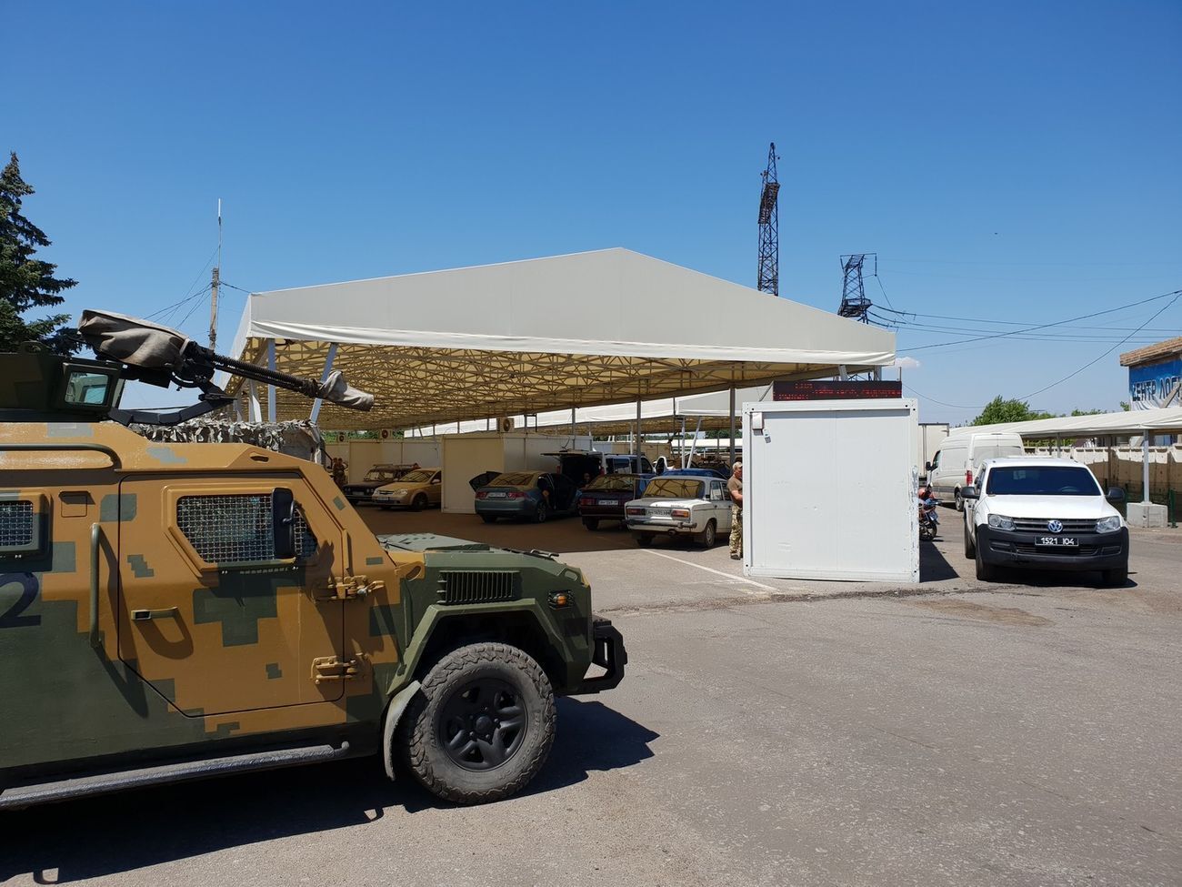 Информация о минировании блокпоста поступила перед его открытием