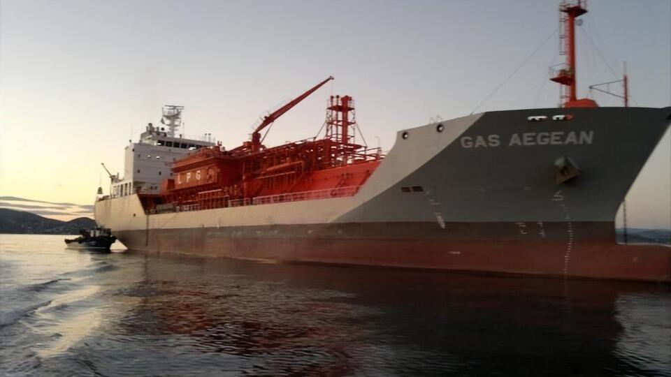 Gas Aegean шел из Франции в Восточную Индию