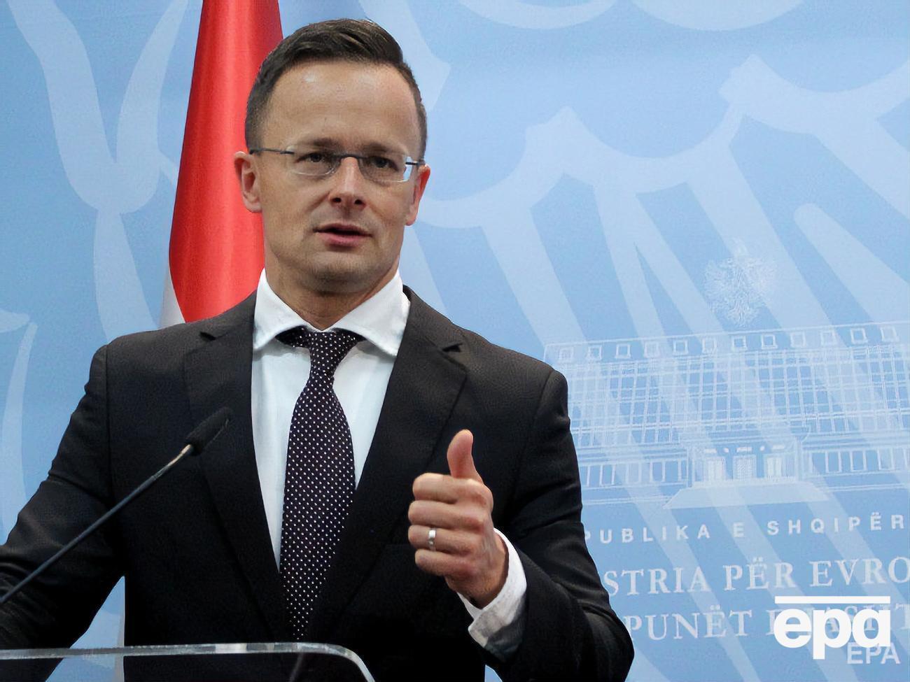 Сийярто сказал, что венгерские власти не будут против, если украинские политики будут открыто агитировать за кого-то в Венгрии