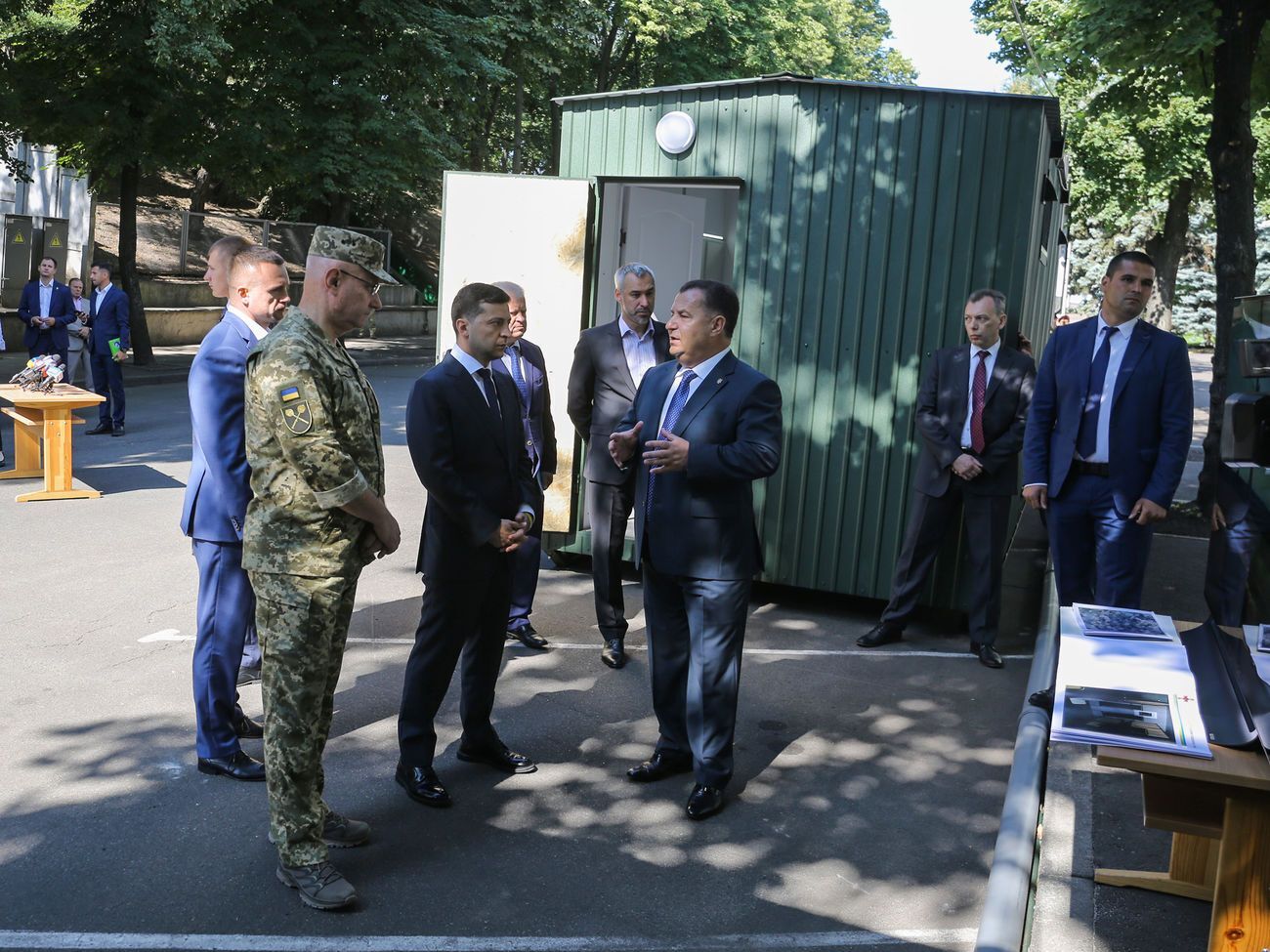 В Киеве презентовали модули для проживания военнослужащих в зоне ООС. Фоторепортаж