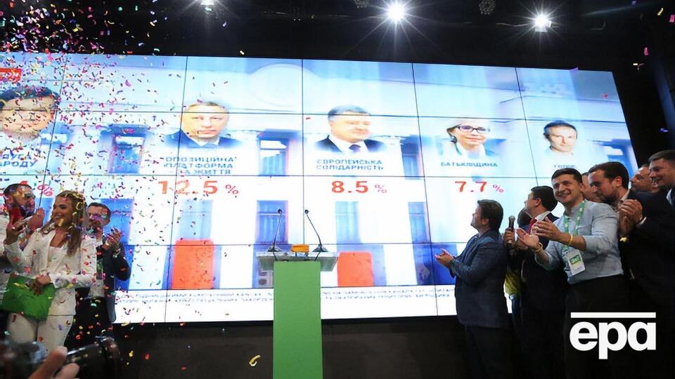 "Слуга народа" получает большинство в парламенте