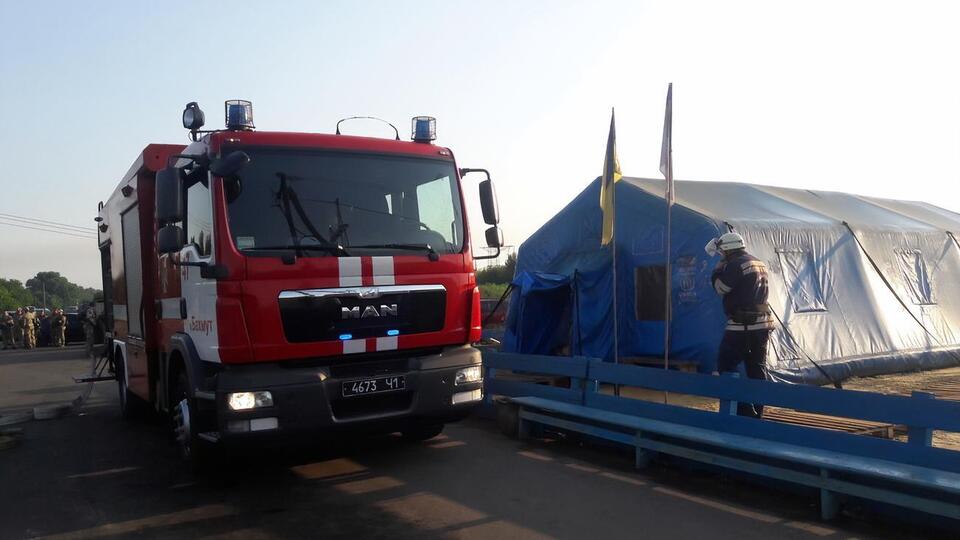 Спасатели завершили обследовать пункт пропуска "Майорское"