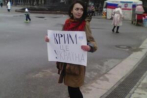 Григор'єва брала участь у мітингах і одиночних пікетах