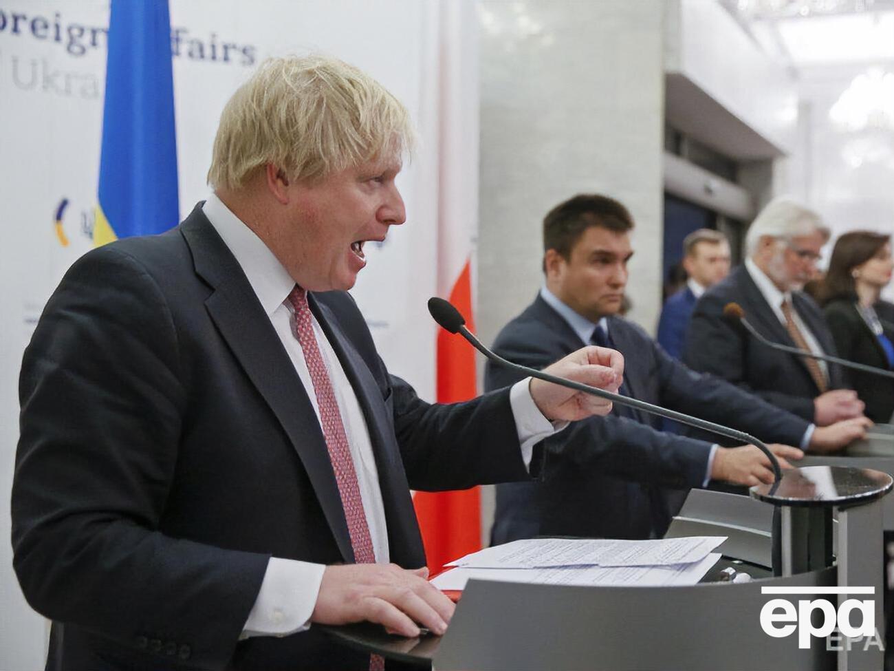Джонсон посещал Киев в бытность министром иностранных дел Великобритании