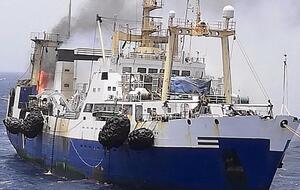 Траулер загорелся 19 июля