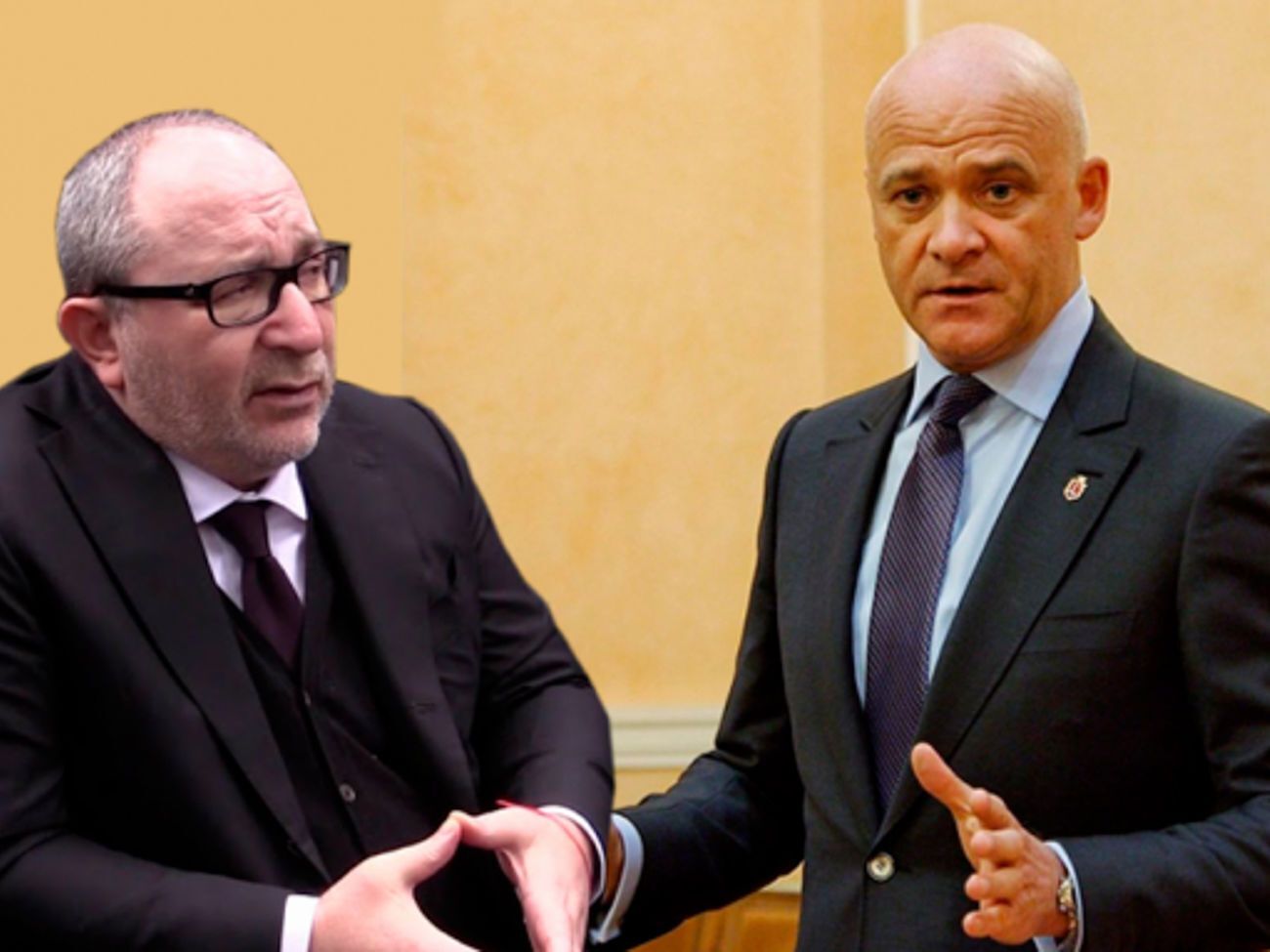 Мэр Харькова Геннадий Кернес и городской голова Одессы Геннадий Труханов стали сопредседателями партии "Доверяй делам" и по списку Оппозиционного блока баллотировались в парламент