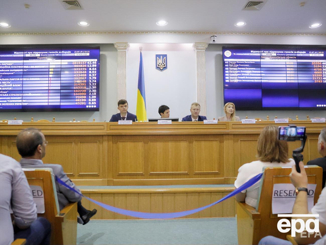 ЦВК продовжує приймати оригінали протоколів від окружних комісій