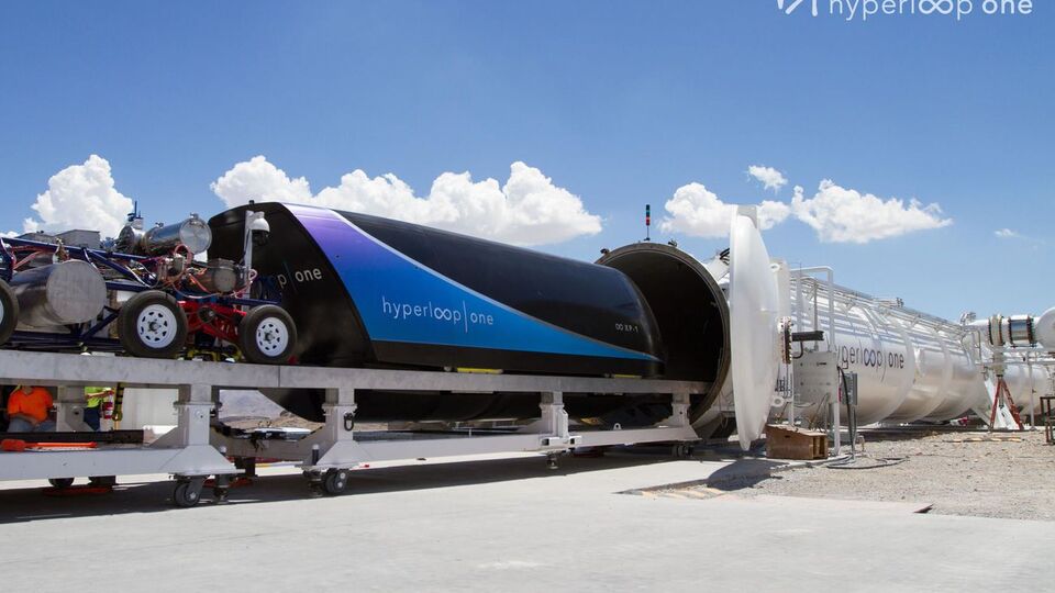 Virgin Hyperloop One имеет тестовую трассу в пустыне Невада