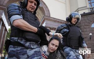В Москве задержали более тысячи участников акций протеста