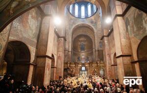 Епіфаній провів літургію до 1031-річчя хрещення Київської Русі-України у соборі Софії Київської