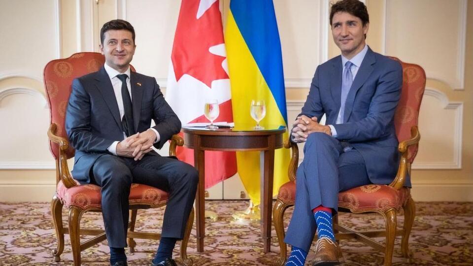 Зеленский встретился с Трюдо в Торонто