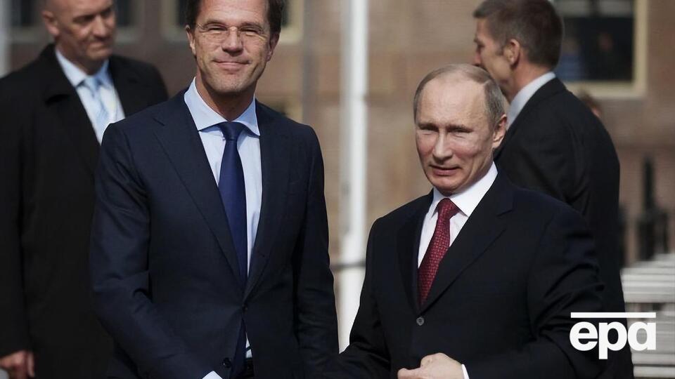 Пєсков заявив, що розмова Путіна й Рютте була "дуже коротким спілкуванням на ногах"