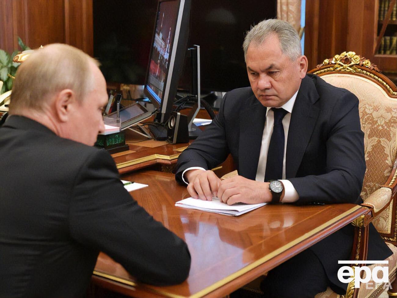 Шойгу рассказал Путину о причинах происшествия