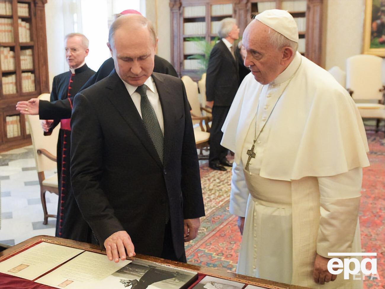 Путин и Франциск встречались третий раз
