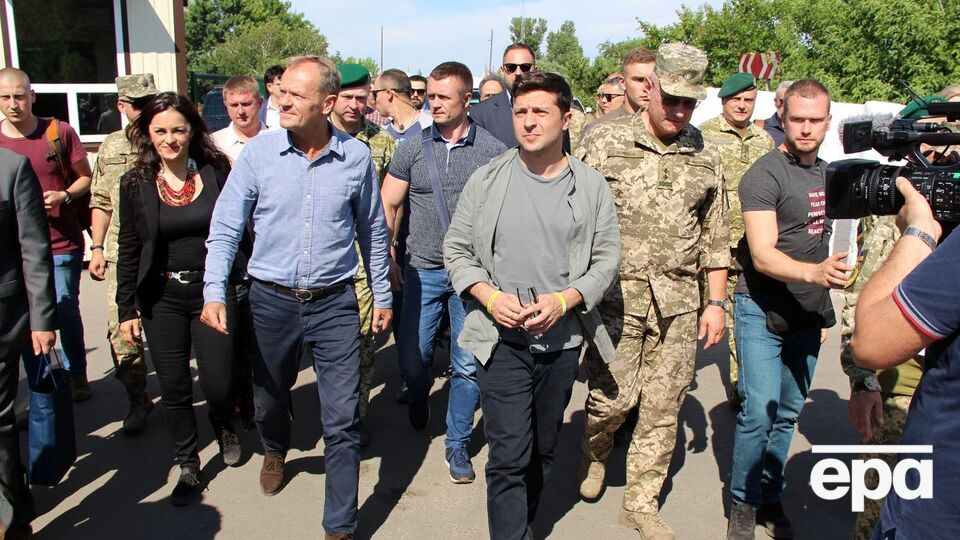 Зеленський і Туск відвідали район ООС. Фоторепортаж