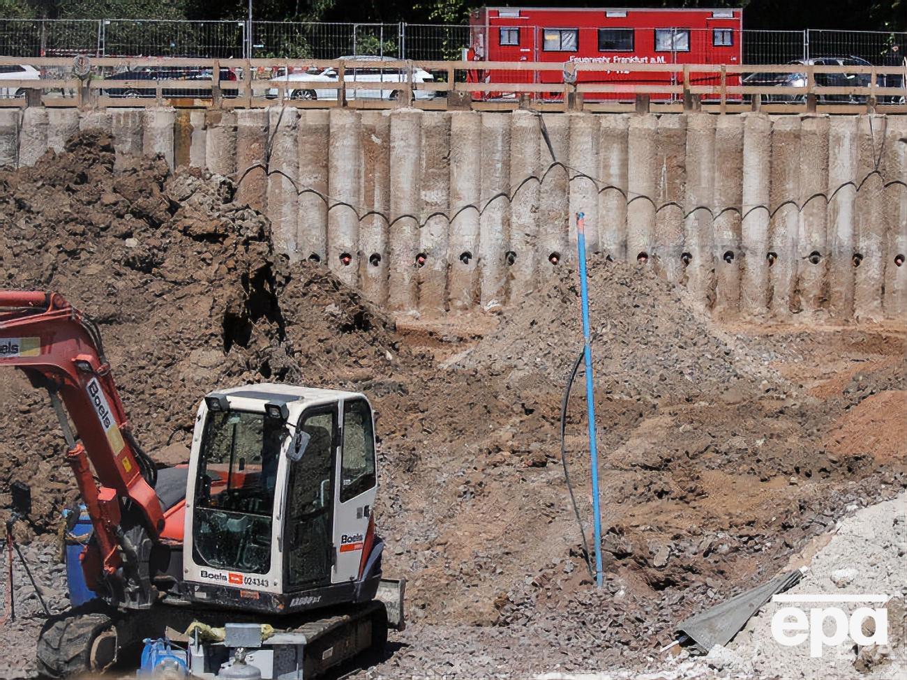 Боеприпас обнаружили во время строительных работ возле здания Европейского центробанка
