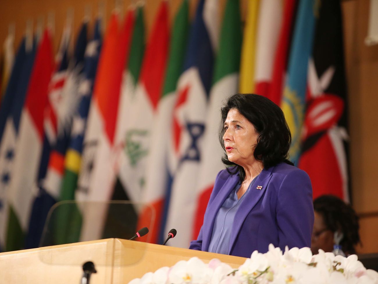 Зурабишвили:&nbsp;Мирная политика является единственным путем для сохранения стабильности в стране и регионе