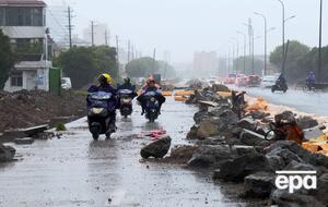 Тайфун бушует на востоке Китая