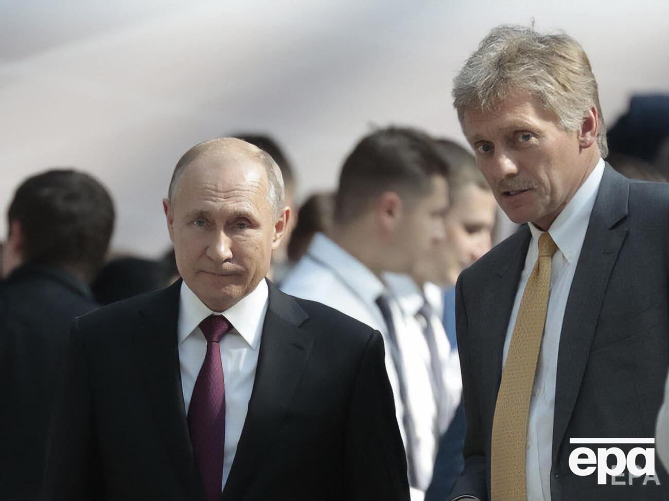 Пєсков: Кремль однаково фіксує як випадки непокори поліції, так і випадки прояву агресії з боку поліцейських