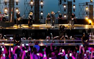 Съемки проходили на вертолетной площадке в центре Киева