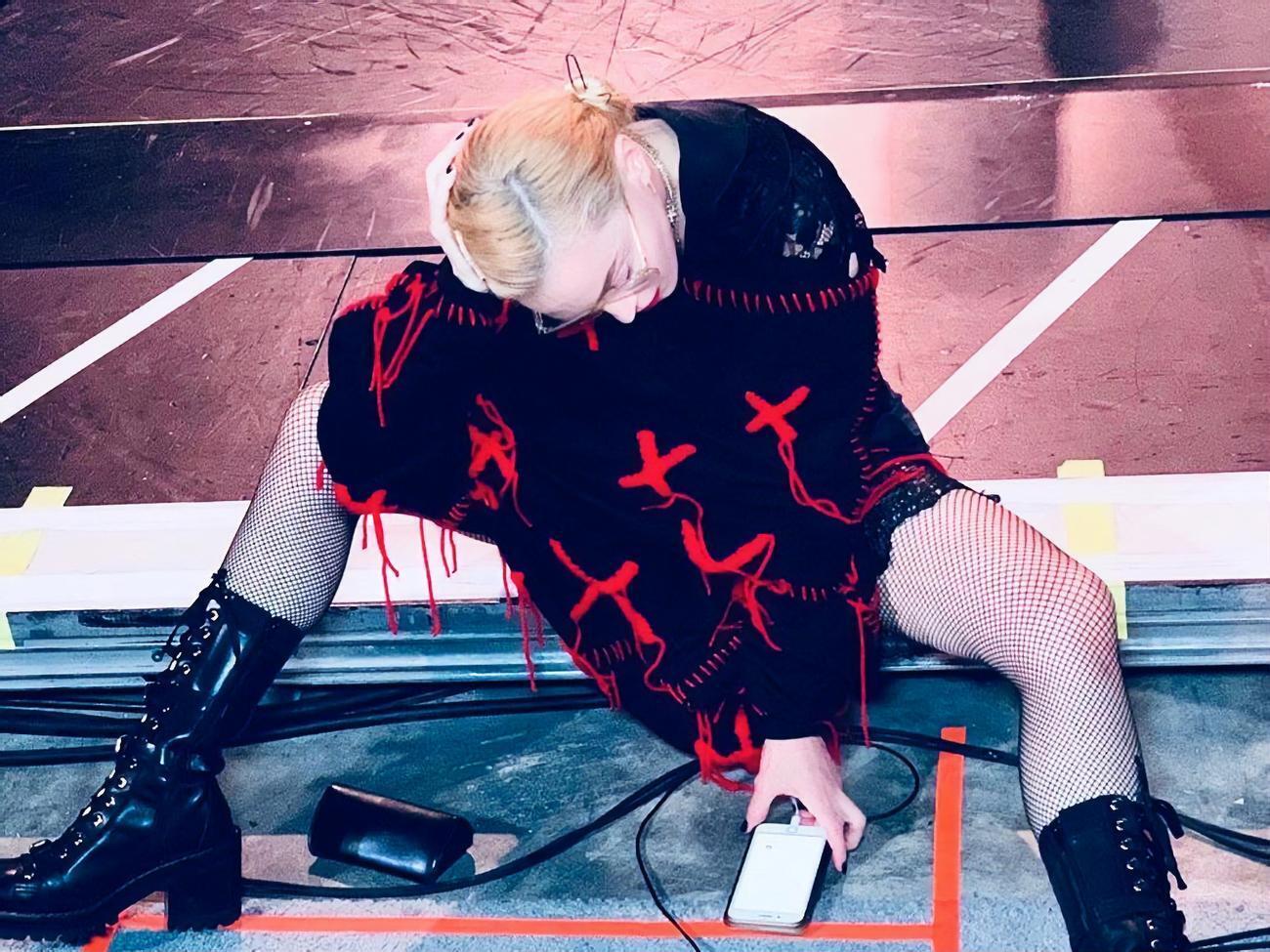 Мадонна показала фізичну підготовку