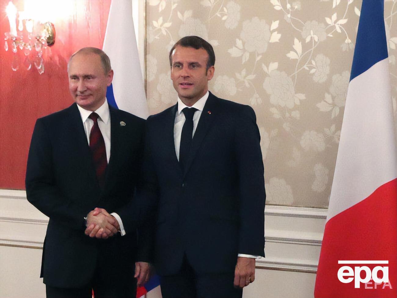 Макрон і Путін мають намір обговорити Україну, Іран і торгову війну США та Китаю