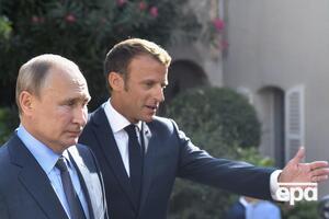 Макрон встретился с Путиным во Франции