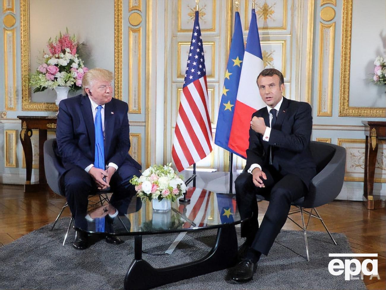 Трамп и Макрон поговорили по телефону