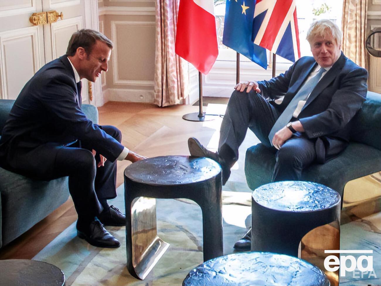 Інцидент стався під час зустрічі Макрона і Джонсона, присвяченої Brexit