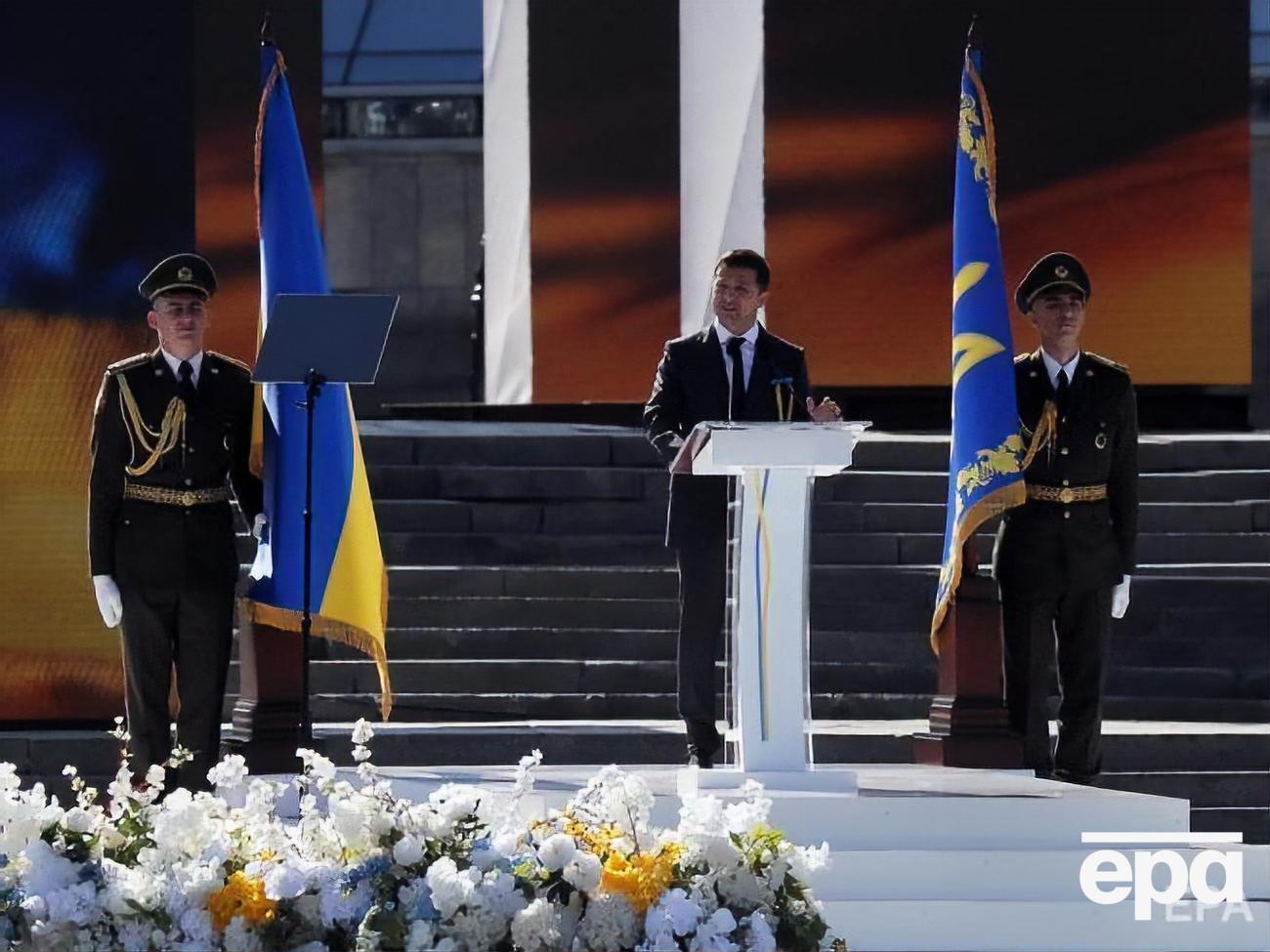 Зеленский выступил в Киеве