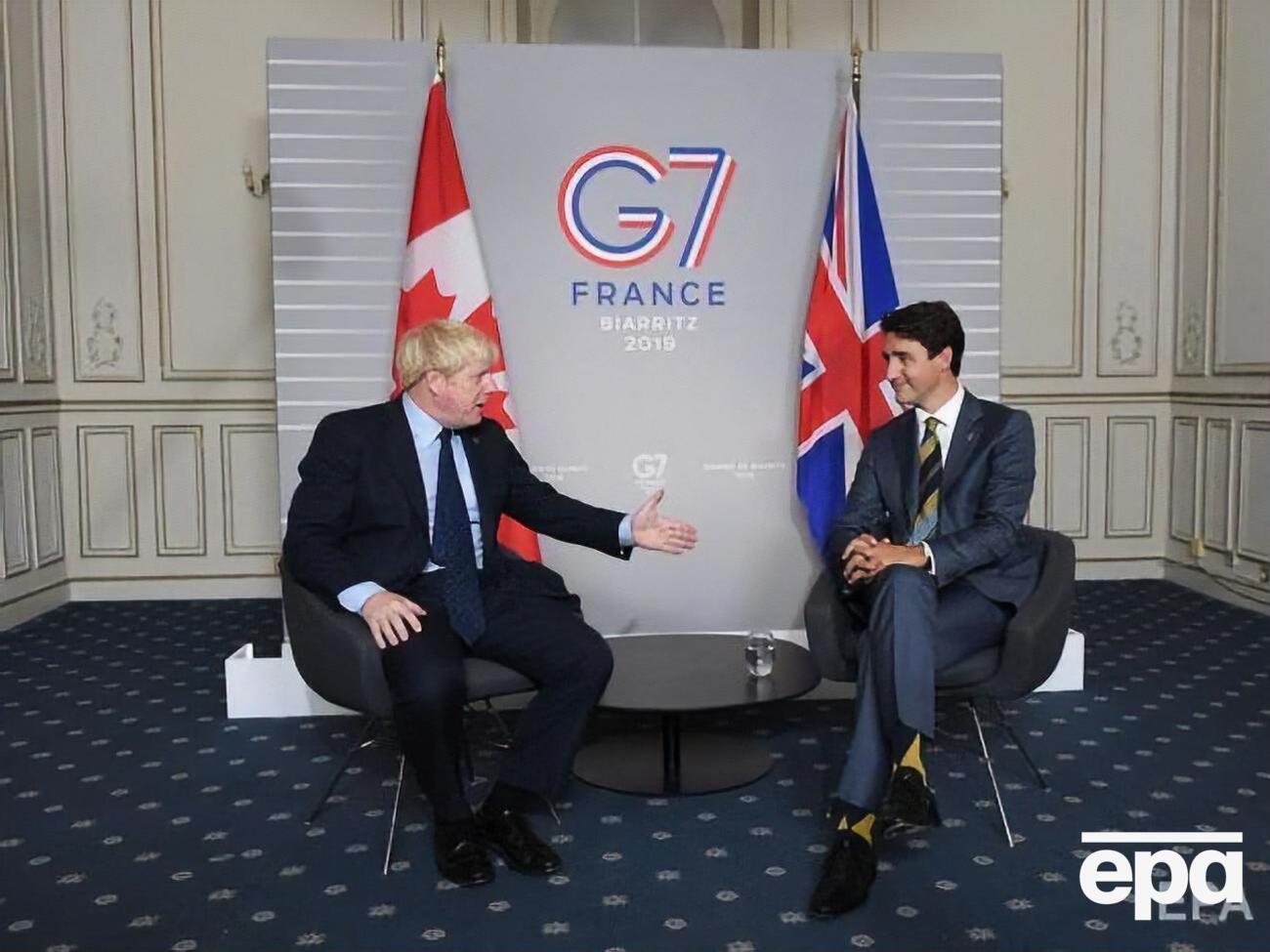 Прем'єр-міністри Джонсон і Трюдо обговорили відносини з Росією та її агресію проти України