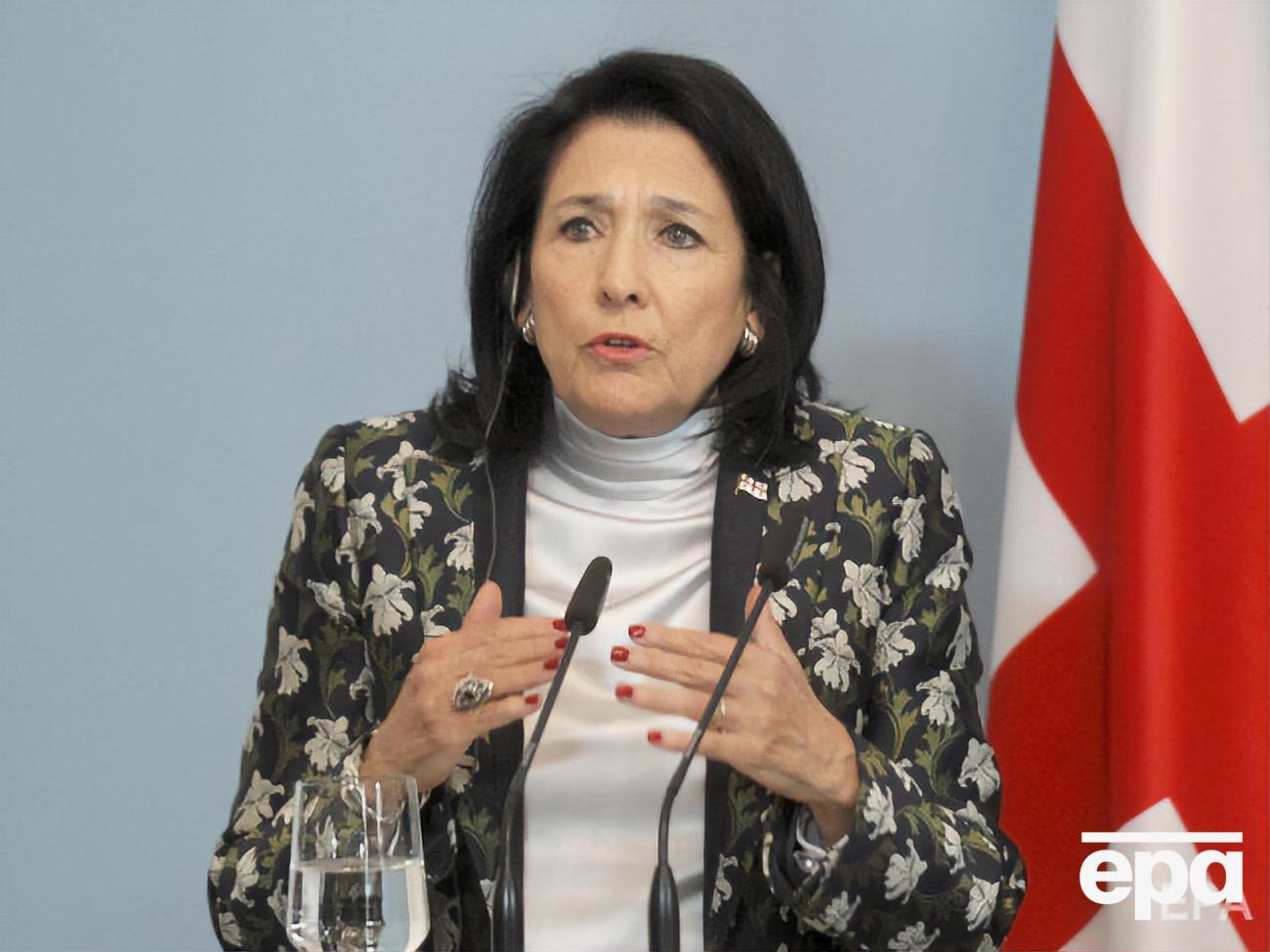 Зурабишвили:&nbsp;Де-факто власти в Абхазии проводят сегодня нелегитимные "президентские выборы"