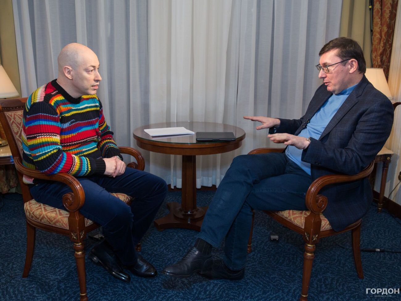 Трансляція інтерв'ю Гордона з Луценком розпочнеться об 11.30